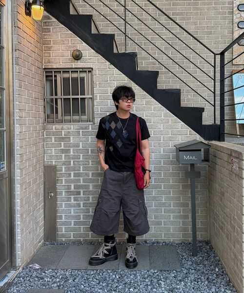 LXT（エルエックスティー）の「ウォッシュドコットンワイドカーゴバミューダパンツ[チャコール]（その他パンツ・レディース・その他・XX-LARGE/SMALL/MEDIUM/LARGE/X-LARGE）」の18枚目の写真
