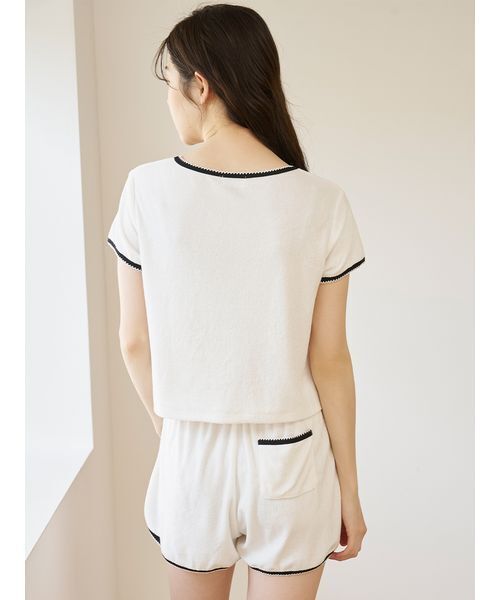 SNIDEL HOME（スナイデルホーム）の「【WEB限定】【セット商品】【SorbetLight】【接触冷感】パイルセットアップ（ルームウェア/パジャマ・レディース・ネイビー/グレー/サックスブルー/ライトピンク/アイボリー・F）」の14枚目の写真
