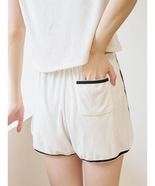 SNIDEL HOME（スナイデルホーム）の「【WEB限定】【セット商品】【SorbetLight】【接触冷感】パイルセットアップ（ルームウェア/パジャマ・レディース・ネイビー/グレー/サックスブルー/ライトピンク/アイボリー・F）」の18枚目の写真