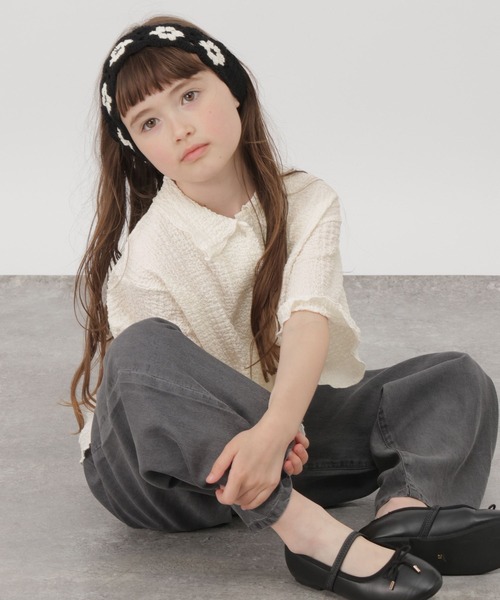 GLOBAL WORK(グローバルワーク)の「ポコポコシャツ半袖/680420(シャツ/ブラウス・キッズ・ホワイト/ミント・140cm/150cm/160cm/130cm)」の17枚目の写真