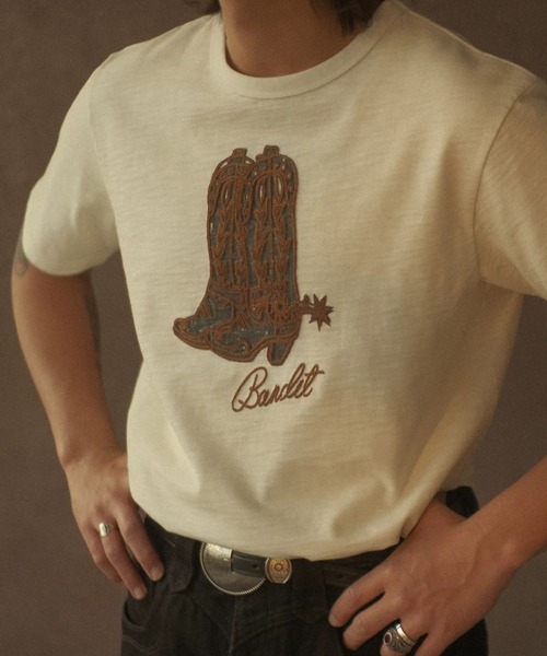 CELENA BEATS(セレナビーツ)の「ウエスタンブーツTシャツ(Tシャツ/カットソー・メンズ・ホワイト・XXL/XL/L/M)」の15枚目の写真