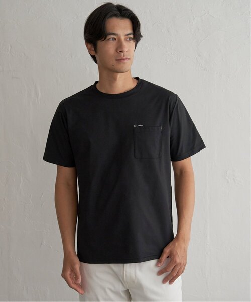 ikka(イッカ)の「【お得だ値】冷感DRY旅するTシャツ(Tシャツ/カットソー・メンズ・ホワイト/ブラック/ネイビー/グレー/オレンジ/グリーン・S/M/L/XL)」の10枚目の写真