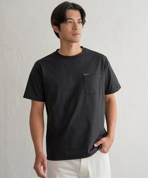 ikka(イッカ)の「【お得だ値】冷感DRY旅するTシャツ(Tシャツ/カットソー・メンズ・ホワイト/ブラック/ネイビー/グレー/オレンジ/グリーン・S/M/L/XL)」の9枚目の写真
