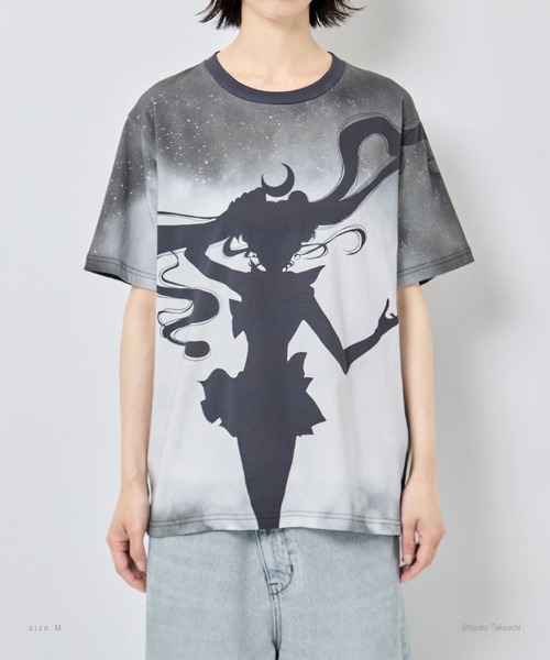 tanakadaisuke(タナカダイスケ)の「【tanakadaisuke/タナカダイスケ】Sailor Moon silhouette T-shirt/セーラ―ムーンシルエットTシャツ(Tシャツ/カットソー・レディース・ブラック・M/S)」の5枚目の写真