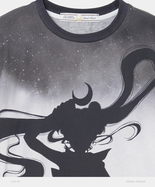 tanakadaisuke(タナカダイスケ)の「【tanakadaisuke/タナカダイスケ】Sailor Moon silhouette T-shirt/セーラ―ムーンシルエットTシャツ(Tシャツ/カットソー・レディース・ブラック・M/S)」の14枚目の写真