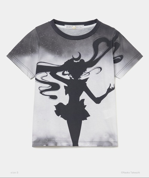 tanakadaisuke(タナカダイスケ)の「【tanakadaisuke/タナカダイスケ】Sailor Moon silhouette T-shirt/セーラ―ムーンシルエットTシャツ(Tシャツ/カットソー・レディース・ブラック・M/S)」の8枚目の写真