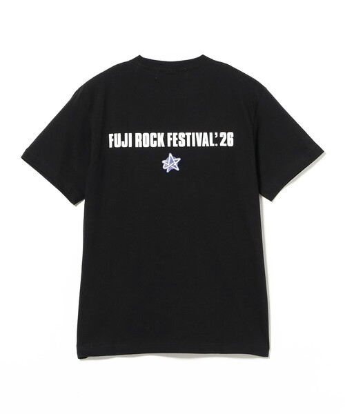 BEAMS（ビームス）の「〈MEN〉FUJI ROCK FESTIVAL'26 / EISUKE HOSHI / ROCK STAR TEE（Tシャツ/カットソー・メンズ・ブラック・M/L/XL/XXL）」の3枚目の写真