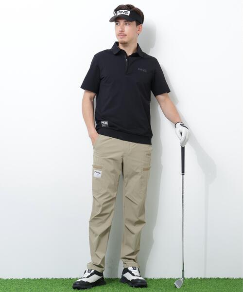 PING(ピン)の「【PING APPAREL】PEサッカー半袖ポロシャツ <GOLD> (MENS)(ポロシャツ・メンズ・ブラック/ホワイト/イエロー・M/S/L/LL/LL1)」の7枚目の写真