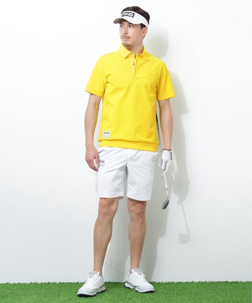 PING(ピン)の「【PING APPAREL】PEサッカー半袖ポロシャツ <GOLD> (MENS)(ポロシャツ・メンズ・ブラック/ホワイト/イエロー・M/S/L/LL/LL1)」の17枚目の写真