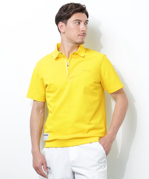 PING(ピン)の「【PING APPAREL】PEサッカー半袖ポロシャツ <GOLD> (MENS)(ポロシャツ・メンズ・ブラック/ホワイト/イエロー・M/S/L/LL/LL1)」の18枚目の写真