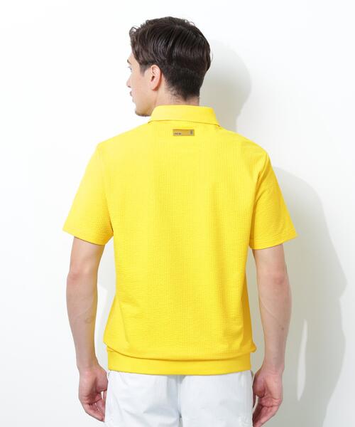 PING(ピン)の「【PING APPAREL】PEサッカー半袖ポロシャツ <GOLD> (MENS)(ポロシャツ・メンズ・ブラック/ホワイト/イエロー・M/S/L/LL/LL1)」の20枚目の写真