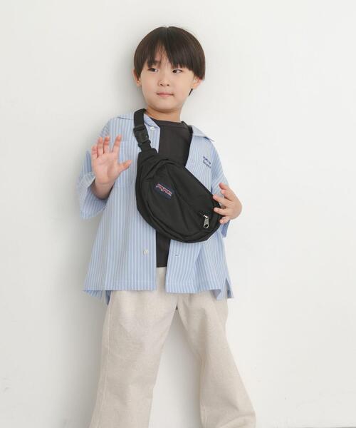 JANSPORT(ジャンスポーツ)の「JanSport FIFTH AVENUE 2.5L(KIDS)(ボディバッグ/ウエストポーチ・キッズ・ブラック/パープル・ONE)」の4枚目の写真