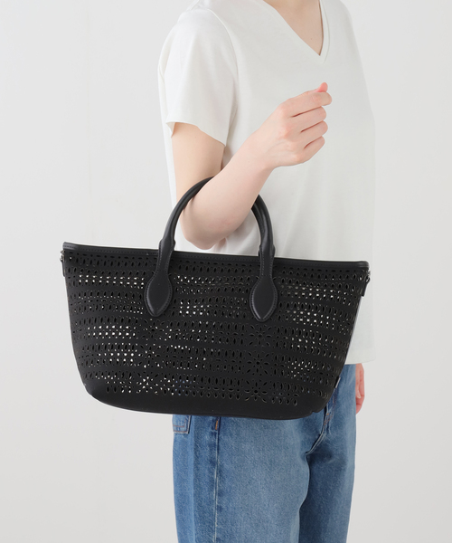 Spick & Span(スピックアンドスパン)の「GIANNI CHIARINI / ジャンニ キアリーニ MASHUP TOTE(トートバッグ・レディース・ブラック・FREE)」の19枚目の写真