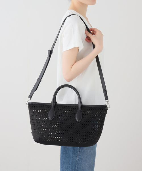 Spick & Span(スピックアンドスパン)の「GIANNI CHIARINI / ジャンニ キアリーニ MASHUP TOTE(トートバッグ・レディース・ブラック・FREE)」の20枚目の写真