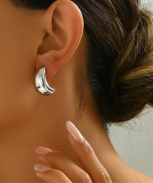YU-KA:ぷっくりフープイヤリング Puffy hoop earrings