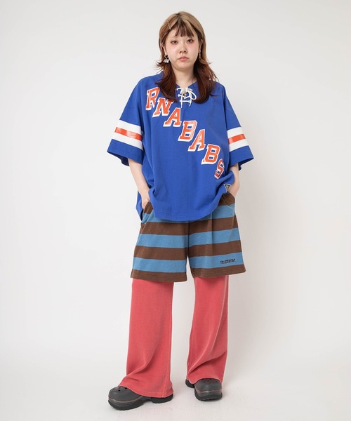 RNA(アールエヌエー)の「R4497 ワッフルソフトフレア(その他パンツ・レディース・レッド/マルチ/ブラウン・MEDIUM)」の20枚目の写真