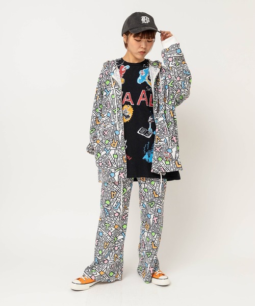 RNA(アールエヌエー)の「R4497 ワッフルソフトフレア(その他パンツ・レディース・レッド/マルチ/ブラウン・MEDIUM)」の15枚目の写真