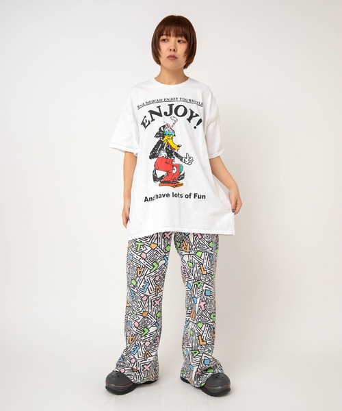 RNA(アールエヌエー)の「R4497 ワッフルソフトフレア(その他パンツ・レディース・レッド/マルチ/ブラウン・MEDIUM)」の14枚目の写真