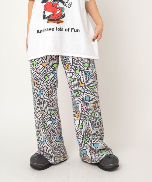 RNA(アールエヌエー)の「R4497 ワッフルソフトフレア(その他パンツ・レディース・レッド/マルチ/ブラウン・MEDIUM)」の7枚目の写真