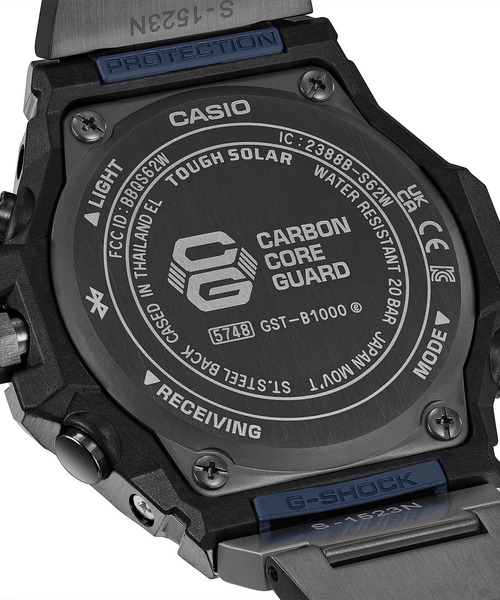 G-SHOCK(ジーショック)の「G-SHOCK/ジーショック 腕時計 G-STEEL GST-B1000BD-2AJF(アナログ腕時計・メンズ・ブラック×ブルー・FREE)」の6枚目の写真
