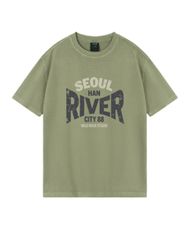 リバーシティ ピグメント オーバーサイズ 半袖Tシャツ