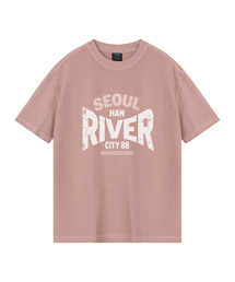 リバーシティ ピグメント オーバーサイズ 半袖Tシャツ