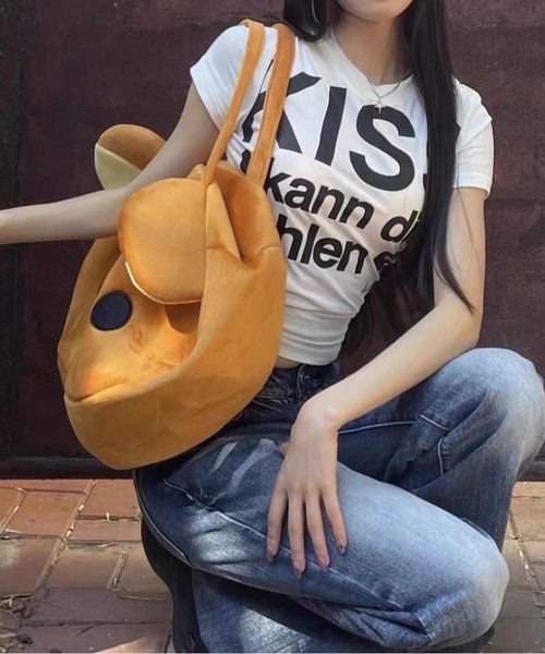 MAISON DE THERESE(メゾン ド テレーズ)の「KISS プリントロゴグラフィックTシャツ(Tシャツ/カットソー・レディース・White/ブルー・M)」の8枚目の写真