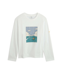 PUMA | PUMA プーマ メンズ ESS エレベーテッド MX ベビーテリー 長袖 Tシャツ(Tシャツ/カットソー)