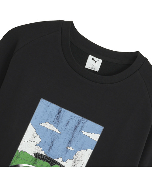 PUMA(プーマ)の「PUMA プーマ メンズ ESS エレベーテッド MX ベビーテリー 長袖 Tシャツ(Tシャツ/カットソー・メンズ・ブラック/ホワイト・MEDIUM/XX-LARGE/SMALL/X-LARGE/LARGE)」の15枚目の写真