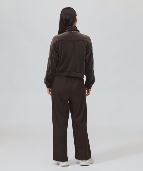 TIGORA(ティゴラ)の「ティゴラ TIGORA 撥水ストレッチリブワイドパンツ(その他パンツ・レディース・ダークブラウン/ベージュ・L/M/S/XL)」の14枚目の写真