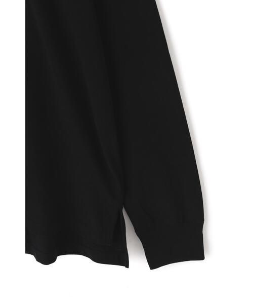 YLEVE(イレーヴ)の「YLEVE / SUPIMA COTTON CUPRA LONG SLEEVE T‐SHIRT(Tシャツ/カットソー・メンズ・ブラック/ホワイト・5/4)」の7枚目の写真