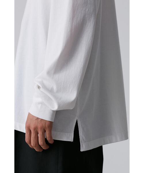YLEVE(イレーヴ)の「YLEVE / SUPIMA COTTON CUPRA LONG SLEEVE T‐SHIRT(Tシャツ/カットソー・メンズ・ブラック/ホワイト・5/4)」の14枚目の写真