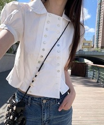 パフスリーブ」に該当するシャツ/ブラウス（ホワイト/白色系
