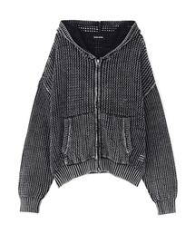 DANKE SCHON | 【WEB&DEPOT限定】DankeSchon/ダンケシェーン/CHEMICAL MESHKNIT ZIP HOODIE(パーカー)