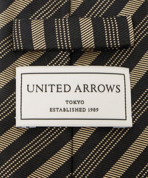 UNITED ARROWS(ユナイテッドアローズ)の「マルチストライプ ネクタイ(ネクタイ・メンズ・ブラック/モカ・FREE)」の6枚目の写真