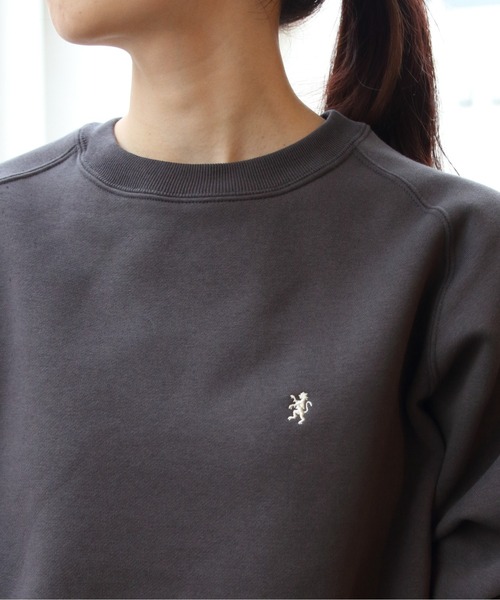 GYMPHLEX(ジムフレックス)の「Gymphlex/ジムフレックス スウィングスリーブ クルーネックプルオーバー SWING SLEEVE CREW NECK PULLOVER C0291 TCF(スウェット・レディース・チャコールグレー/ネイビー/トップグレー/アイボリー・14)」の8枚目の写真