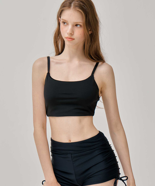 VIKINI VENDER（ビキニベンダー）の「シンプルライン ベーシックスイムトップ - ブラック（Tシャツ/カットソー・レディース・その他・SMALL/MEDIUM）」の2枚目の写真