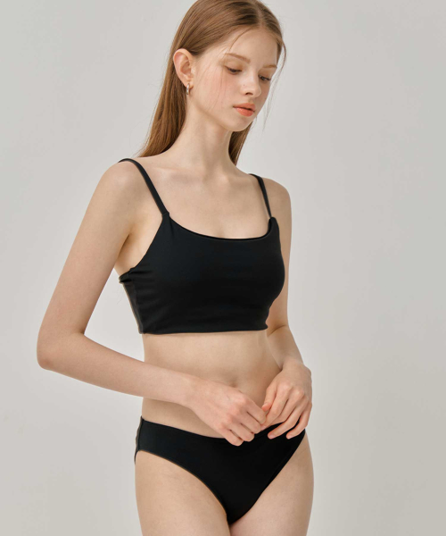 VIKINI VENDER（ビキニベンダー）の「シンプルライン ベーシックスイムトップ - ブラック（Tシャツ/カットソー・レディース・その他・SMALL/MEDIUM）」の3枚目の写真