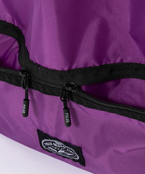 POLeR(ポーラー)の「POLeR/ポーラー LIGHT STUFF KNAPSACK リップストップナイロン ブランドタグ ナップサック ポケッタブル デイリー ジム メンズ 2026年夏 夏服(バックパック/リュック・メンズ・ブラック/パープル/イエロー/マルチ・FREE)」の10枚目の写真