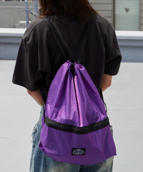 POLeR(ポーラー)の「POLeR/ポーラー LIGHT STUFF KNAPSACK リップストップナイロン ブランドタグ ナップサック ポケッタブル デイリー ジム メンズ 秋服 2026年秋冬(バックパック/リュック・メンズ・ブラック/パープル/イエロー/マルチ・FREE)」の20枚目の写真
