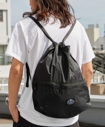 POLeR（ポーラー）の「POLeR/ポーラー LIGHT STUFF KNAPSACK リップストップナイロン ブランドタグ ナップサック ポケッタブル デイリー ジム メンズ 2026年夏 夏服（バックパック/リュック）」