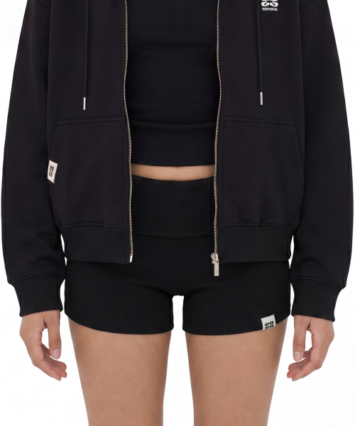 KISYNING(キシニング)の「Micro Rib Shorts (Black)(その他パンツ・レディース・その他・X-SMALL)」の1枚目の写真