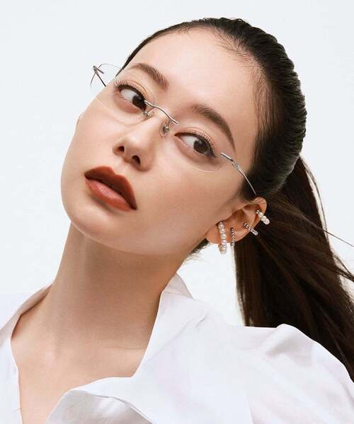 ソンメさん専用 Nagomiコラボ】Zoff | Nagomi #03_Rimless(リムレス) スクエア型