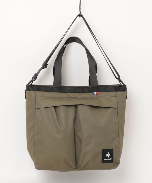 le coq sportif（ルコックスポルティフ）の「トートバッグ（トートバッグ・メンズ・ブラック/ネイビー/カーキ・FREE）」の2枚目の写真