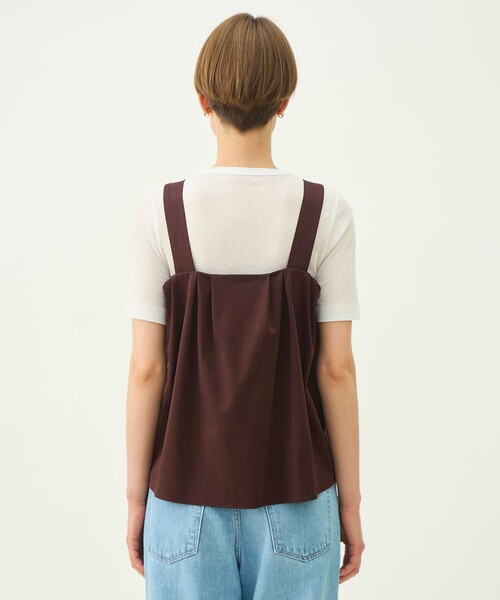 MACPHEE(マカフィー)の「トリコットジャージー トップス(その他トップス・レディース・ブラック/ダークブラウン・S)」の6枚目の写真