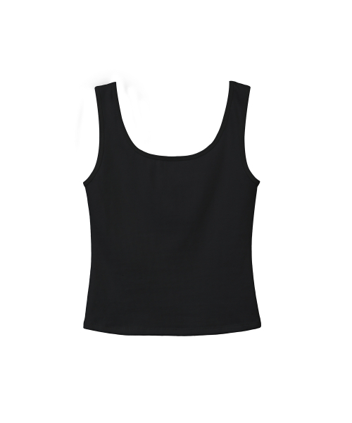 LOTSYOU（ロッツユー）の「lotsyou_Basic Deep Sleeveless Black（Tシャツ/カットソー・レディース・その他・ONESIZE）」の3枚目の写真