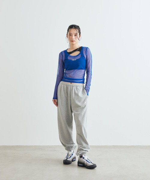 NIKE(ナイキ)の「ナイキ スポーツウェア ウィメンズ スリム ロングスリーブ シアー トップス / Nike Sportswear Women's Slim Long-Sleeve Sheer Top IM8406-417 Old Royal(その他トップス・レディース・ブルー系その他2・XS/XL/L/M/S)」の6枚目の写真