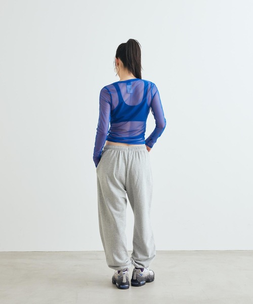 NIKE(ナイキ)の「ナイキ スポーツウェア ウィメンズ スリム ロングスリーブ シアー トップス / Nike Sportswear Women's Slim Long-Sleeve Sheer Top IM8406-417 Old Royal(その他トップス・レディース・ブルー系その他2・XS/XL/L/M/S)」の8枚目の写真