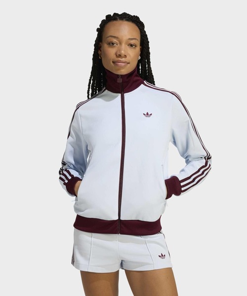 adidas(アディダス)の「クラシック トラックトップ / ジャージ / トラックジャケット / アディダスオリジナルス adidas Originals(ジャージ・レディース・ブルー・X-LARGE/SMALL/X-SMALL/MEDIUM/XX-LARGE/3XL/LARGE)」の3枚目の写真