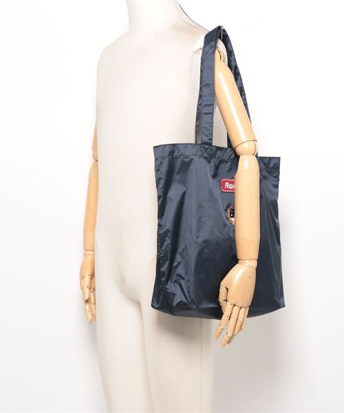 Romon（ロマン）の「ロマン【Romon】Nylon Tote Bag（トートバッグ・メンズ・ブラック・FREE）」の5枚目の写真